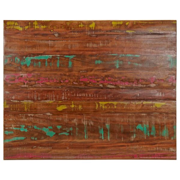 vidaXL Table Top Mixed colors Solid reclaimed wood 35.4 x 31.5 x 1.0 in