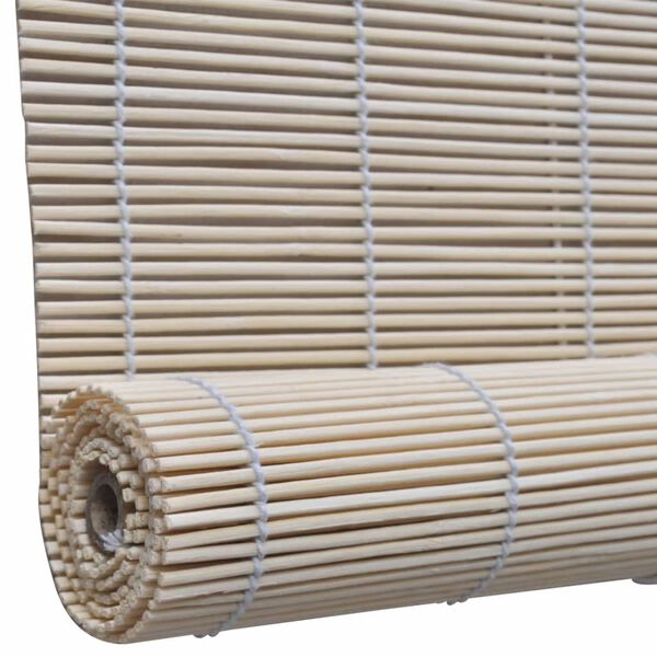 vidaXL Natural Bamboo Roller Blinds 4 pcs 47.2"x63"