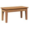 vidaXL Garden Bench 2 pcs Brown Solid Teak wood