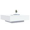 vidaXL Coffee Table White Engineered Wood Medium Coffee Table Square