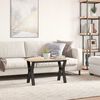 vidaXL Coffee Table Leg Black Powder-coated steel Standard Industrial