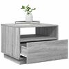 vidaXL Coffee Table Grey Sonoma Engineered wood Compact Coffee Table