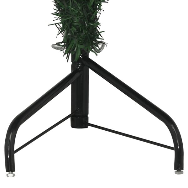 vidaXL Artificial Christmas Tree Green PVC, Steel Medium