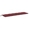 vidaXL Garden Bench Cushion Melange wine red 100% polyester