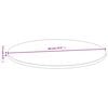 vidaXL Table Top Bamboo Bamboo with varnish finish Medium Durable