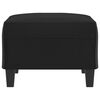 vidaXL Footstool Black