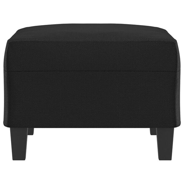 vidaXL Footstool Black