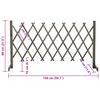 vidaXL Garden Trellis Fence Gray 59.1"x31.5" Solid Firwood