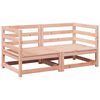 vidaXL Garden Sofa Set Reddish-brown Solid Douglas Fir Wood Medium