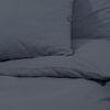 vidaXL Duvet Cover Set Anthracite 100% Cotton 78.7x86.6 in