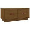 vidaXL TV Cabinet Honey Brown Solid Pine Wood Medium TV Cabinet