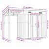 vidaXL Garden Shed Light Grey Galvanized Steel Large Garden Shed
