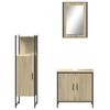 vidaXL Bathroom Furniture Set Sonoma oak