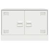 vidaXL TV Cabinet White Cold-rolled steel Medium TV Cabinet