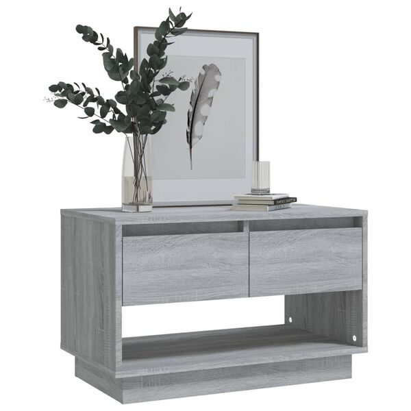vidaXL TV Cabinet Grey Sonoma Engineered Wood Medium TV Cabinet