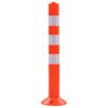 vidaXL Traffic Control Bollards 5 pcs Plastic 29.5 "