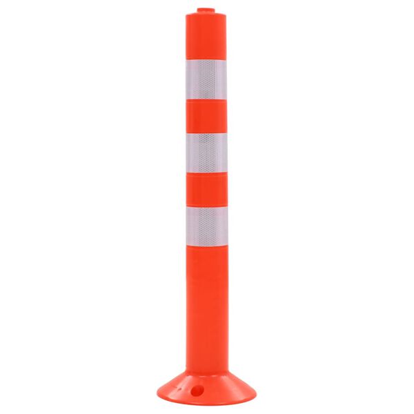 vidaXL Traffic Control Bollards 5 pcs Plastic 29.5 "