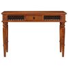 vidaXL Desk with Drawer 43.3"x19.7"x29.9" Solid Wood Acacia