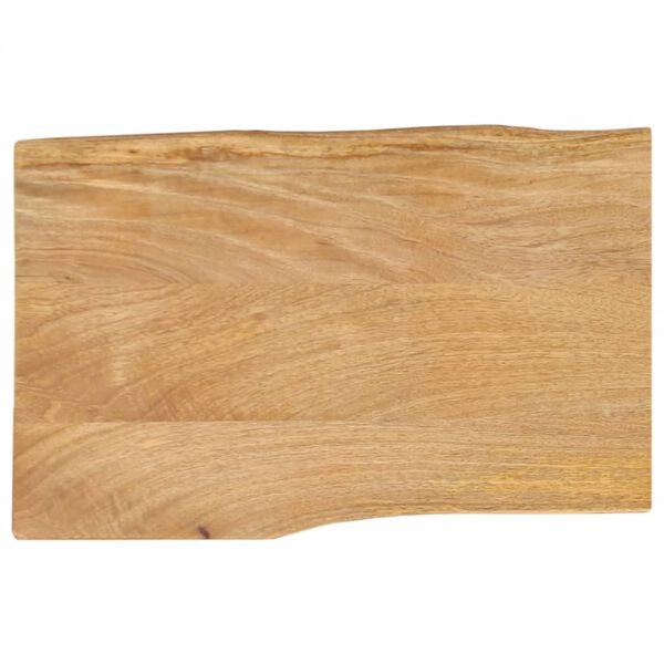 vidaXL Table Top 19.7"x15.7"x1.5" Live Edge Solid Wood Mango