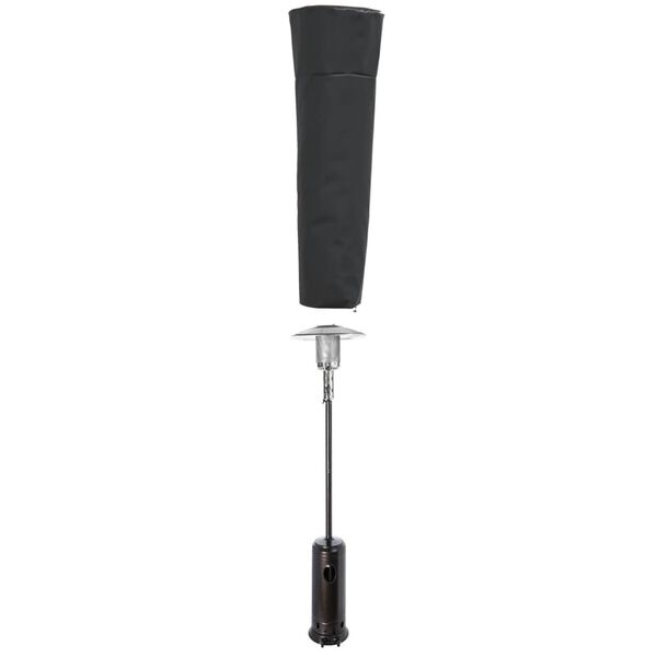 vidaXL Heater Cover Black 420D Oxford fabric with PU coating