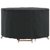 vidaXL Outdoor Furniture Cover Black 128 x 128 x 71 cm 600D fabric