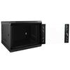 vidaXL Network Cabinet with Storage Black 53 x 60 x 45 cm Steel