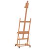 vidaXL Easel Stand 21.7x21.1x70.1" Solid Beech Wood