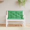 vidaXL Garden Bench Cushion Set of 2 Green Oxford fabric (100% polyester)