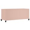 vidaXL TV Cabinet Pink Cold-rolled steel medium Rollable TV Cabinet