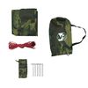 vidaXL Camping Tarp Camouflage 172.4x148.0x83.5" Waterproof
