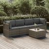 vidaXL Garden Lounge Set Grey, Dark Grey