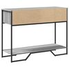 vidaXL Console Table Grey Sonoma Engineered wood 39.4 x 13.8 x 29.3 in