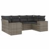 vidaXL Garden Sofa Set Grey