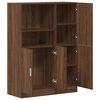 vidaXL Kitchen Cabinet Set Brown oak Engineered wood Kitchen Cabinet Set