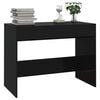 vidaXL Desk Black Engineered wood 39.8 x 19.7 x 30.1 in Desk