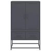 vidaXL Highboard Anthracite Cold-rolled steel Tall Highboard