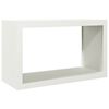 vidaXL Firewood Rack White 39.4x15.7x23.6" Steel