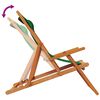 vidaXL Folding Beach Chair Set of 2 Green