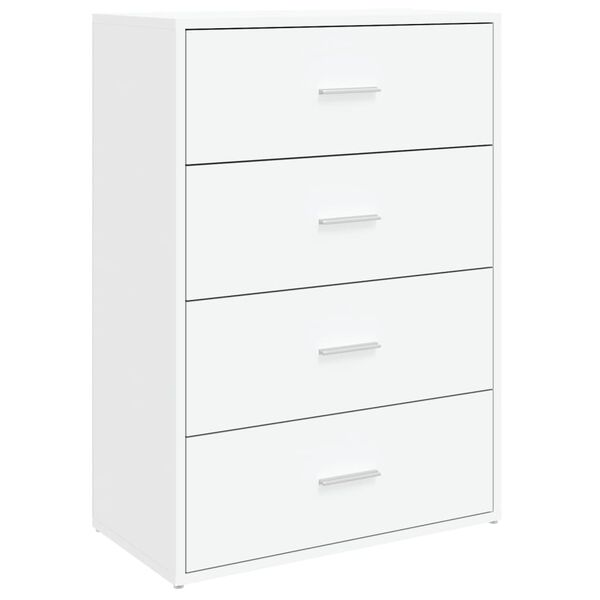 vidaXL Sideboard White Engineered wood Medium Sideboard Rectangular