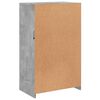 vidaXL Side Cabinet Concrete Grey Engineered Wood Medium Side Cabinet