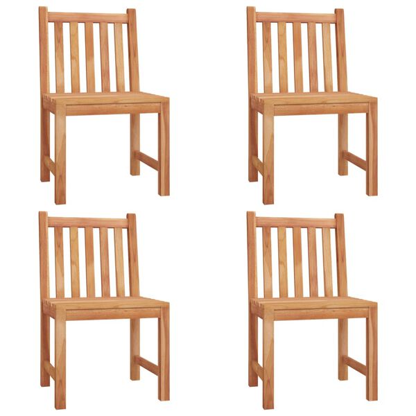 vidaXL Garden Dining Set Teak Solid Teak Wood 5 Piece Set Durable