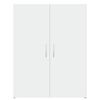 vidaXL File Cabinet White Engineered Wood 23.6 x 12.6 x 30.5 in