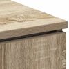 vidaXL TV Cabinet with LED Sonoma oak 100 x 38 x 49 cm Engineered wood