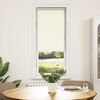 vidaXL Roller Blind Off white Polyester 21.7x59.1 in Adjustable Armrests
