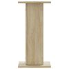 vidaXL Speaker Stands 2 pcs Sonoma Oak 11.8x11.8x23.6" Engineered Wood