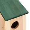 vidaXL Bird House Set of 10 Wood Solid Firwood Small Hanging mounting