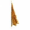 vidaXL Christmas Tree Gold PET Large Durable Christmas Tree Modern