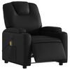 vidaXL Electric Massage Recliner Chair Black Faux leather, metal, plywood