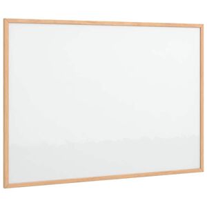 vidaXL Magnetic Whiteboard with Solid Pine Wood Frame 31.5x21.7"