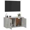 vidaXL Wall Mounted TV Cabinet Concrete Grey Engineered Wood Standard